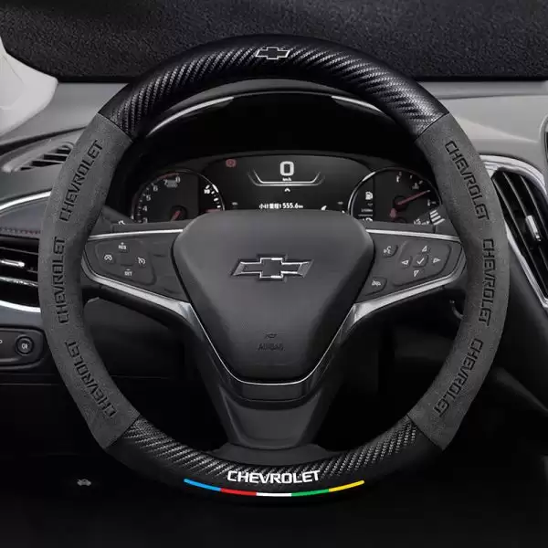 BỌC VÔ LĂNG XE CHEVROLET CHẤT LIỆU DA LỘN 3D & SỢI CARBON CAO CẤP, CHÍNH HÃNG