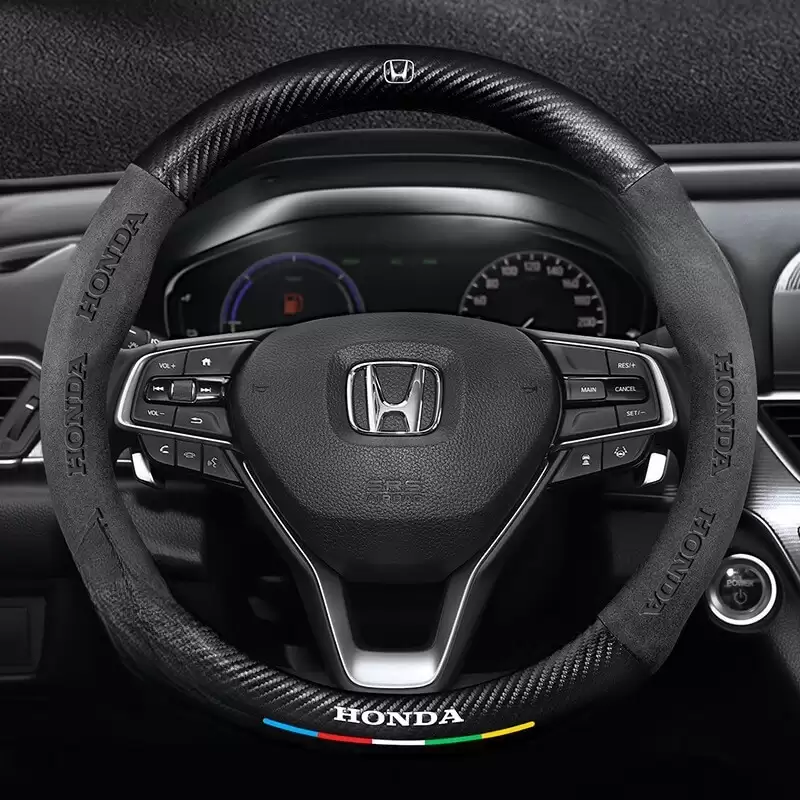 BỌC VÔ LĂNG XE HONDA CHẤT LIỆU DA LỘN 3D & SỢI CARBON CAO CẤP