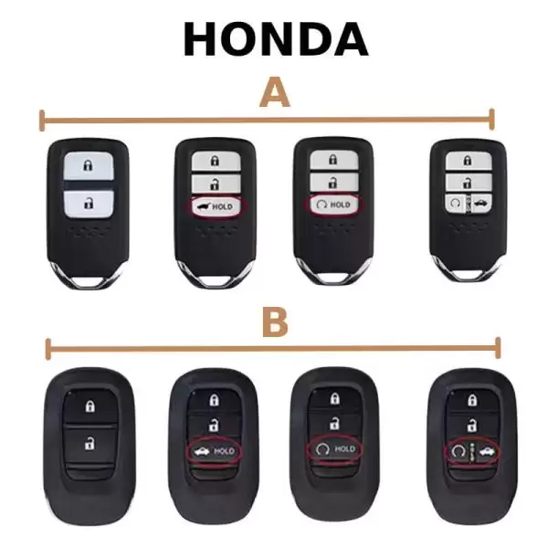 ỐP KIM LOẠI BỌC CHÌA KHOÁ Ô TÔ HONDA ĐẲNG CẤP