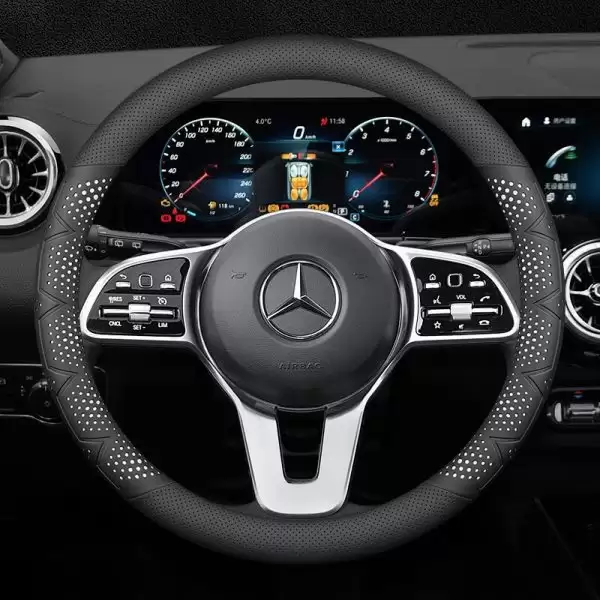 BỌC VÔ LĂNG XE MERCEDES CHẤT LIỆU DA NAPPA CAO CẤP, CHÍNH HÃNG